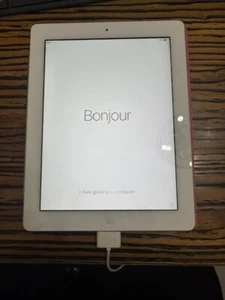 White Apple iPad 2 16GB w/ Wi-Fi and cord - Picture 1 of 4