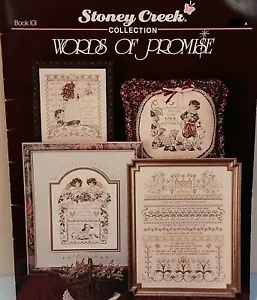 Words Of Promise 8 Cross Stitch Patterns By Stoney Creek - Picture 1 of 4