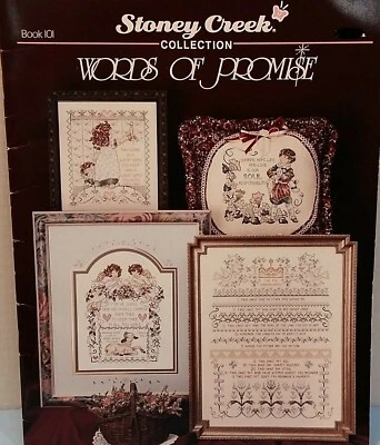 Words Of Promise 8 Cross Stitch Patterns By Stoney Creek - Image 1 of 4