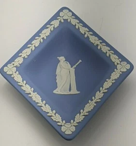Wedgwood Jasperware Diamond Sweet Dish Schmuck Tablett 77 hellblau Jaspis - Bild 1 von 9