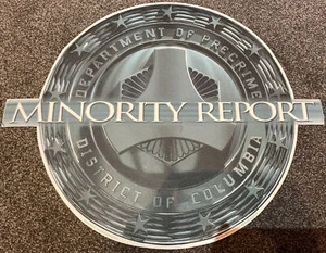 Genuine Minority Report Promotional Sticker Floor Window Movie Decal Promo - Picture 1 of 2