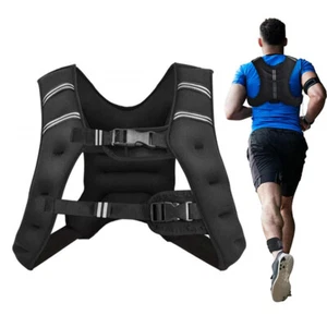 3kg-12kg Workout Weighted Vest W/Mesh Bag Adjustable Buckle Training Fitness - Picture 1 of 24