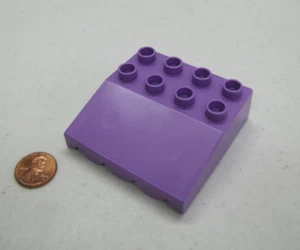 Lego Duplo PURPLE SCALLOPED ROOF AWNING Overhang House Part Piece - Picture 1 of 3