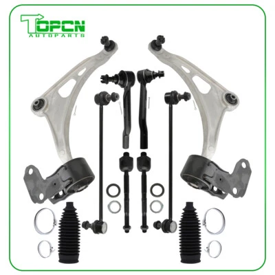 Front Lower Control Arm Ball Joint Tie Rod For 2016 - 2021 Honda Pilot Acura MDX - Image 1 of 4