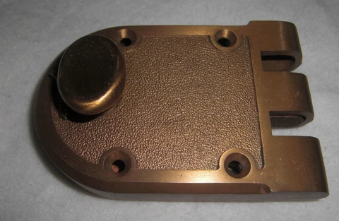 Montgomery Wards Vintage Cylinder Rim Dead Lock Security Type in Box UNUSED Cover
