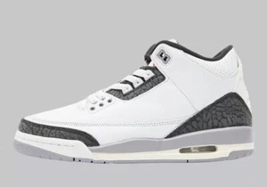 [DM0968-106] Air Jordan 3 Retro Toddler Cement Grey *NEW* - Picture 1 of 4