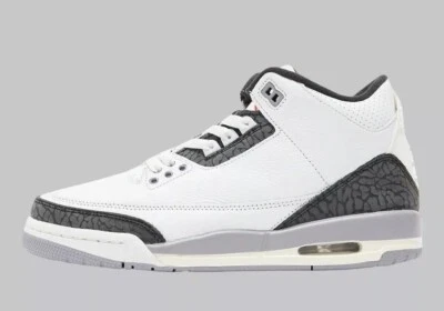 [DM0968-106] Air Jordan 3 Retro Niño Pequeño Gris Cemento *NUEVO* Foto 1 de 4