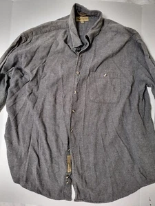 Lord Taylor Mens XXL Button Up Long Sleeve Casual Classics Gray Top Layer Shacke - Picture 1 of 11