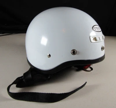 THH White Vintage 1/2 Helmet USA Mens Xtra Small w/Vent - Image 1 of 4
