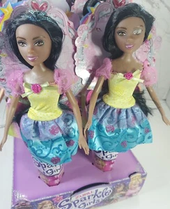 2 Zuru Twins Sparkle Girlz American Princess Dolls Blue Glitter Streaks Hair - Picture 1 of 8