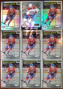 Lot of 9 Alex BELZILE RC * 2020-21 OPC Platinum Retro Rainbow * Montreal