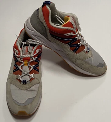 Karhu Unisex Fusion 2.0 F80404B Midnight Sun Lunar Rock/Pureed Pumpkin USA 13 - Image 1 of 4