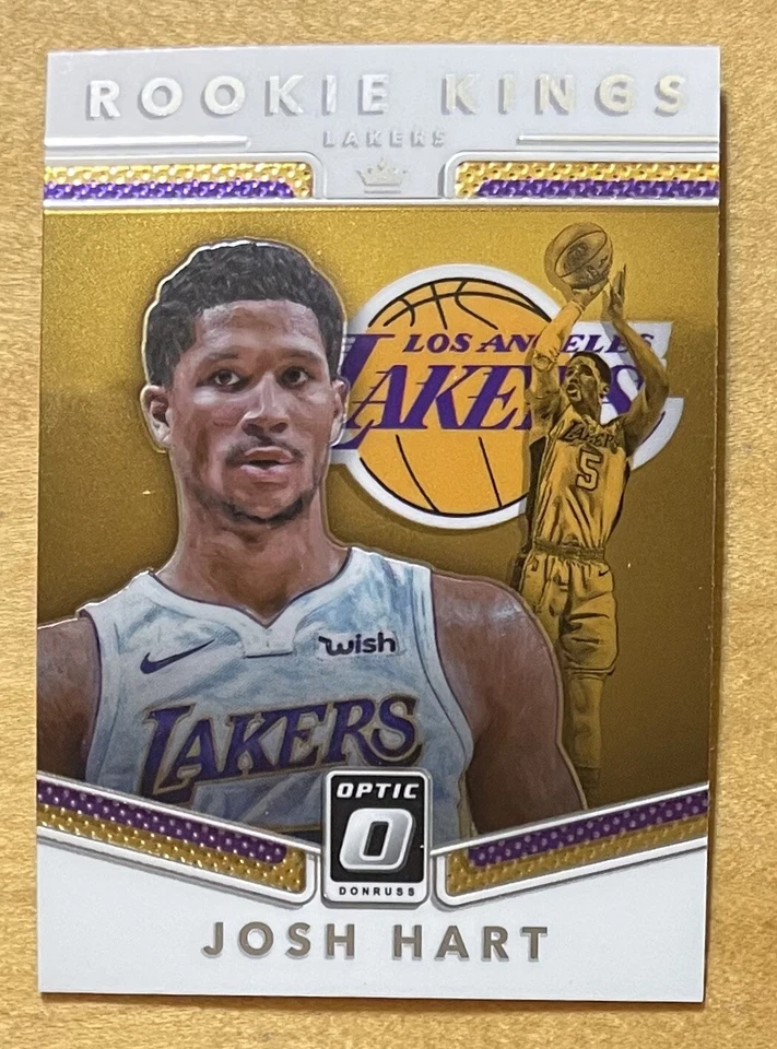 Josh Hart 2017-18 Panini Donruss Optic Rookie Kings #26 Los Angeles Lakers Mint - Image 1 of 2