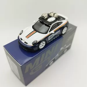 MINI GT Porsche 911 (992) Dakar Rallye Design Package - Voiture Miniature 1:64 - Foto 1 di 22