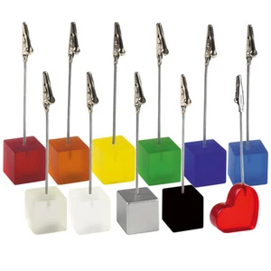 10 Place Card Holders - WEDDINGS, RESTAURANTS, CAFES - TABLE NUMBER / NAME CLIP - Picture 1 of 19