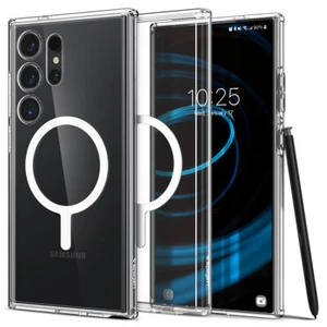 Étui téléphone anneau métallique ultra hybride Spigen | pour Samsung Galaxy S24 Ultra | MagFit - Photo 1 sur 39