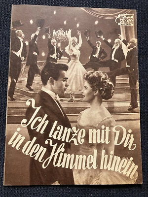 Filmplakat Filmprogramm ORIGINAL 50er "Ich tanze mit Dir in den Himmel hinein" - Bild 1 von 3