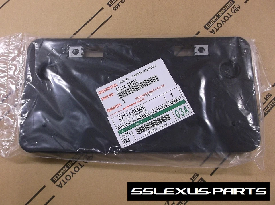 Parachoques delantero OEM SOPORTE PLACA LICENCIA Lexus RX330 RX350 (2004-2009)(NAP) Foto 1 de 1