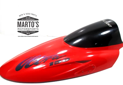 OEM KAWASAKI 1999 ou 2000 ULTRA 150 JET SKI FRONTAL TAMPA VERMELHA CAPÔ E PARA-BRISA - Imagem 1 de 4