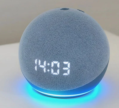 Alexa Echo Dot con Orologio Turchese 4 Gen - Spedizione 24H  - Imagen 1 de 3