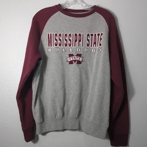 Colosseum Herren Größe Medium grau & weinrot MS State Bulldogs Sweatshirt 259 - Bild 1 von 6