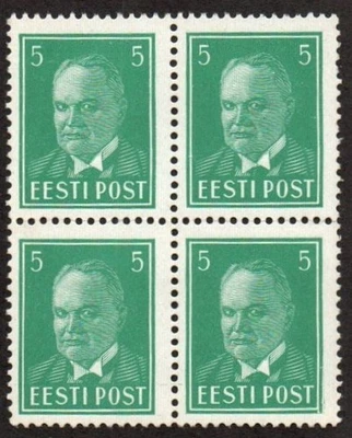 Estonia Scott 121 block of 4 MNH - Image 1 of 2
