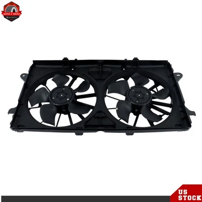 Dual Radiator Fan Assembly For Chevy Suburban Tahoe GMC Yukon 84580366 86778035 - Image 1 of 4
