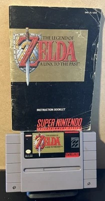 Legend of Zelda Link to the Past with Manual Super Nintendo SNES Authentic - Image 1 of 4