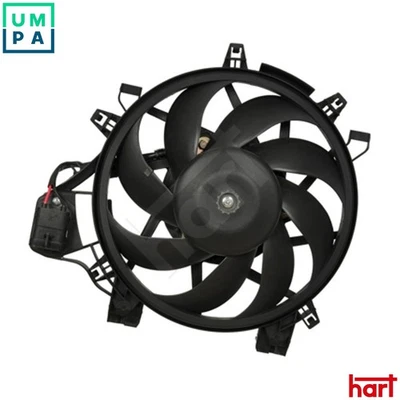 FAN ENGINE COOLING 608 157 FOR OPEL CORSA/Hatchback/Van Y17DT/17DTL 4cyl CORSA C - Image 1 of 4