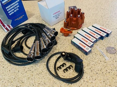 MERCEDES BENZ 280E 280SE 280CE 280SL EURO 1980 - 1985 IGNITION CAP 电动机线套装 — 第 1/4 张图片