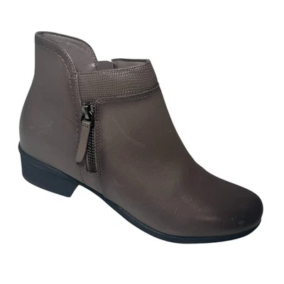 Botas Rockport Mujer Talla 8 Anchas Charly Botín Gris Cuero Tobillo NUEVAS Foto 1 de 4