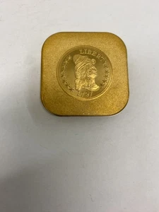 #23 1797 DRAPED BUST TO RIGHT $10 24K Gold Plated Plate Coin 000082 - Picture 1 of 6