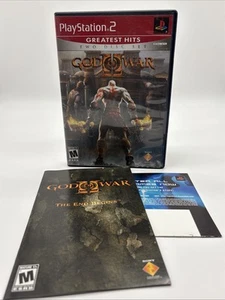 Juego de dos discos God of War II (Sony PlayStation 2, PS2) completo en caja original - Imagen 1 de 7