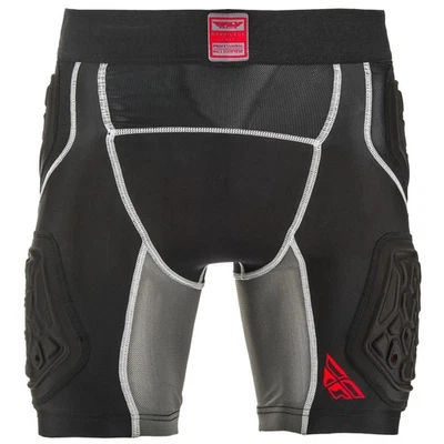 Pantalones Cortos de Compresión Fly Racing Barricade - Negros - X-Grandes - 360-9755X - BMX MTB Foto 1 de 3