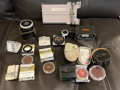 Weston Master V-748 Light Meter , Variety Of Filters, Polaroid 500 Film Holder - Image 1 of 4