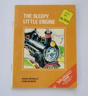 THE SLEEPY LITTLE ENGINE ~ Whitman Tiny Tot Tale ~ Vintage Childrens Book PB - Image 1 of 4