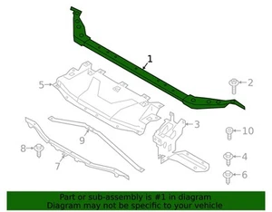 Soporte de radiador superior genuino Toyota GR Supra 2020-2024 OEM 53205-WAA01 - Imagen 1 de 1