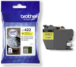 Original Brother LC422Y Tintenpatrone Gelb MFC-J5340DW J5345DW J5740DW J6540DW - Bild 1 von 1