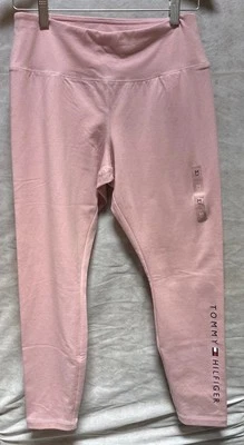 Women’s Tommy Leggings High Rise Wide Size Medium NWOT Pink - Image 1 of 4