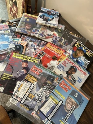 Ken Griffey Jr. 杂志封面和/或带插入卡 14 个问题部分密封 — 第 1/4 张图片