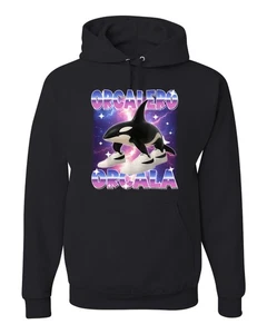 Orcalero Orcala Brainrot Divertido Orca en Tenis Sudadera con Capucha Sudadera - Imagen 1 de 28