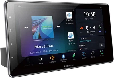Pioneer DMH-WT76NEX 9" Floating Display Single DIN CarPlay Android Auto Stereo - Image 1 of 2