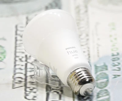 Philips Hue Soft White 1100 A19 75w Smart LED Bulb 9290024691 - Image 1 of 4