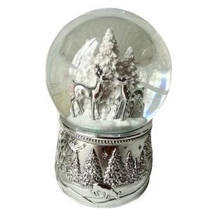 Reed and Barton North Pole Bound Christmas Snowglobe 867074 Open Box - Picture 1 of 8