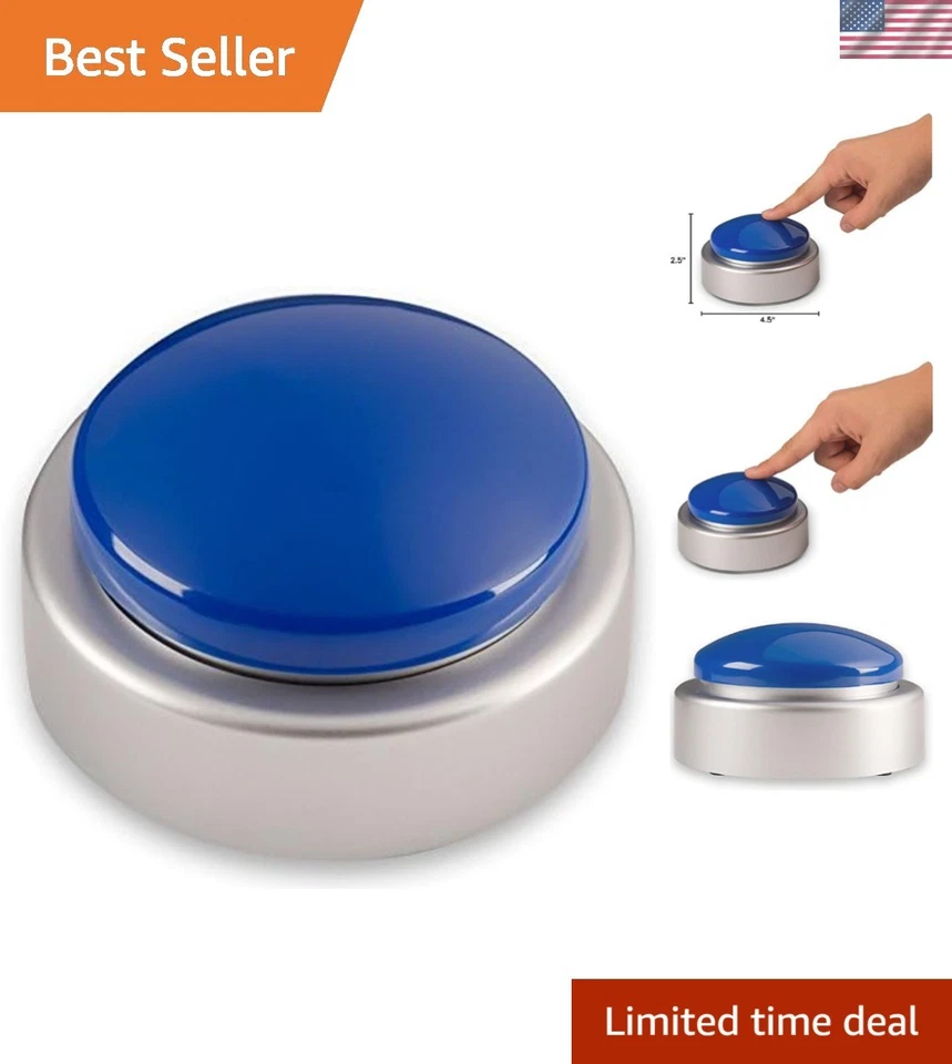 Extra Large Talking Button Clock - for The Blind, Elderly or Visually impaired - Image 1 of 4