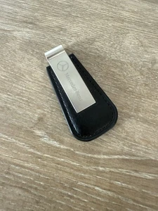 Mercedes-Benz Genuine Leather & Chrome Keyring/Keyfob/keytag - Picture 1 of 6