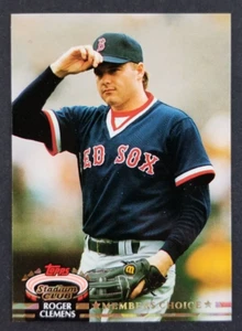Tarjeta de béisbol Roger Clemens 1992 Topps Stadium Club #593 (nuevo) - Imagen 1 de 2