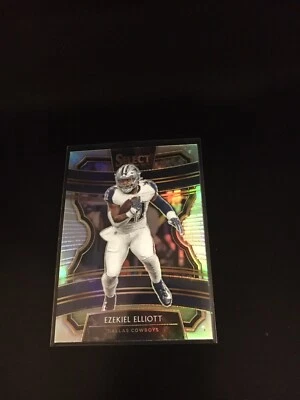 2019 select football Ezekiel Elliot Concourse Silver Prizm Sp #74 - Image 1 of 2