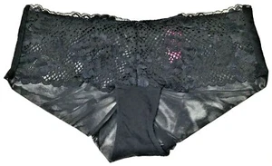 large - NWT Adore Me black mesh and lace cheeky hipster panty (d55) - Picture 1 of 2