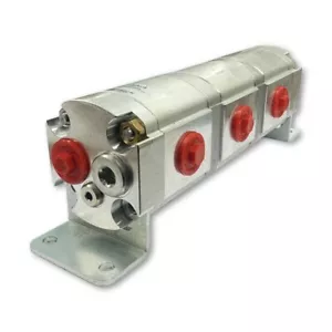Divisore di flusso idraulico ad ingranaggi valvola a 3 vie, 26cc/Rev, senza ingresso centrale - Foto 1 di 1